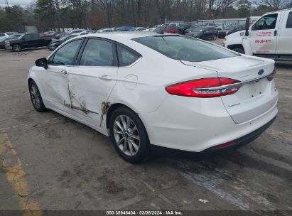 2017 FORD FUSION SE White  Gasoline 3FA6P0HD1HR107198 photo #4