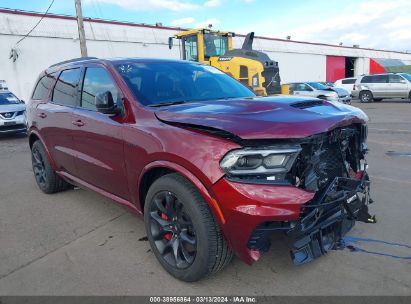 2023 DODGE DURANGO R/T PREMIUM AWD Burgundy  Gasoline 1C4SDJCT3PC656419 photo #1