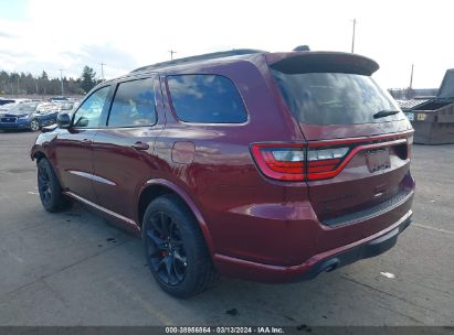 2023 DODGE DURANGO R/T PREMIUM AWD Burgundy  Gasoline 1C4SDJCT3PC656419 photo #4