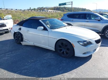 2005 BMW 645CI White  Gasoline WBAEK73455B322987 photo #1