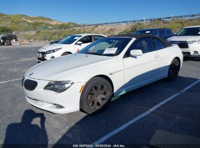 2005 BMW 645CI White  Gasoline WBAEK73455B322987 photo #3