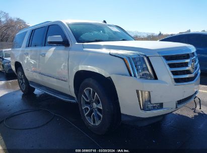 2015 CADILLAC ESCALADE ESV LUXURY White  Gasoline 1GYS4HKJ1FR247284 photo #1