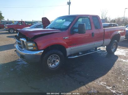 2002 FORD F-250 LARIAT/XL/XLT Burgundy  Diesel 1FTNX21F32EB85022 photo #3