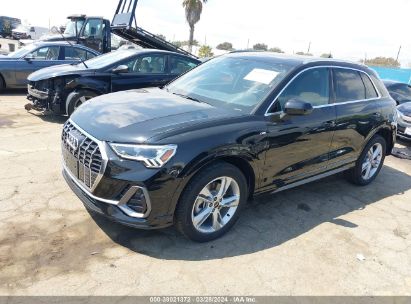 2024 AUDI Q3 PREMIUM 45 TFSI S LINE QUATTRO TIPTRONIC Black  Gasoline WA1DECF31R1023469 photo #3