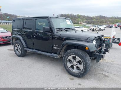 2018 JEEP WRANGLER JK UNLIMITED SAHARA 4X4 Black  Flexible Fuel 1C4BJWEG6JL841884 photo #1