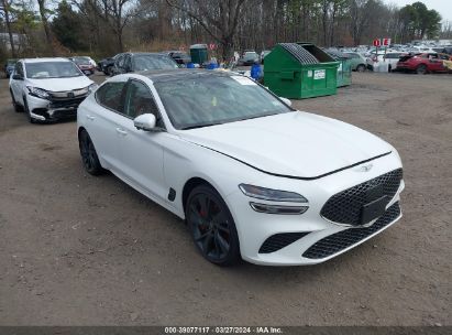 2023 GENESIS G70 3.3T AWD White  Gasoline KMTG54TEXPU113425 photo #1