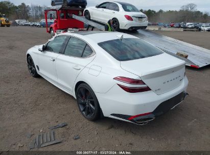 2023 GENESIS G70 3.3T AWD White  Gasoline KMTG54TEXPU113425 photo #4