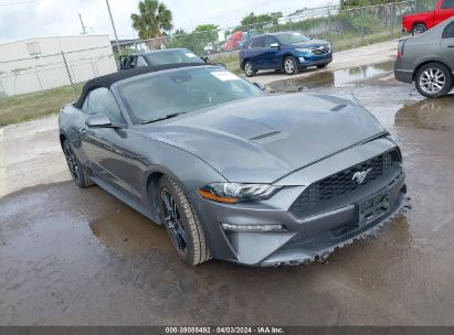 2022 FORD MUSTANG ECOBOOST PREMIUM Gray  Gasoline 1FATP8UH1N5100535 photo #1