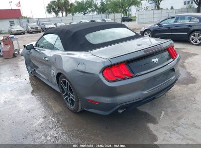 2022 FORD MUSTANG ECOBOOST PREMIUM Gray  Gasoline 1FATP8UH1N5100535 photo #4