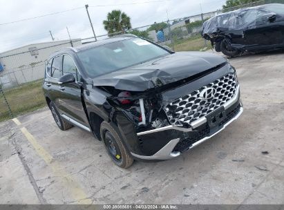 2023 HYUNDAI SANTA FE SEL Black  Gasoline 5NMS3DAJ1PH627864 photo #1