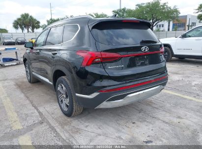 2023 HYUNDAI SANTA FE SEL Black  Gasoline 5NMS3DAJ1PH627864 photo #4