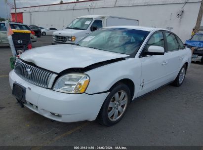 2006 MERCURY MONTEGO LUXURY White  Gasoline 1MEHM40196G606581 photo #3