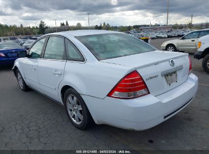 2006 MERCURY MONTEGO LUXURY White  Gasoline 1MEHM40196G606581 photo #4