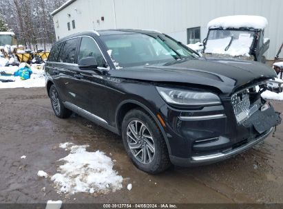 2022 LINCOLN AVIATOR LIVERY Black  Gasoline 5LM5J0XC0NGL06772 photo #1