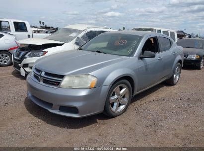 2013 DODGE AVENGER SE Silver  Gasoline 1C3CDZAB9DN688535 photo #3