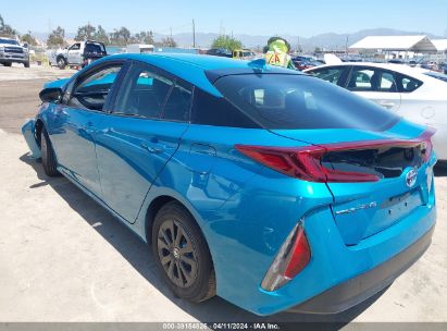 2017 TOYOTA PRIUS PRIME PREMIUM Blue  Hybrid JTDKARFP7H3068014 photo #4