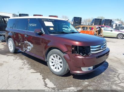 2009 FORD FLEX SEL Burgundy  Gasoline 2FMDK52C79BA18616 photo #1