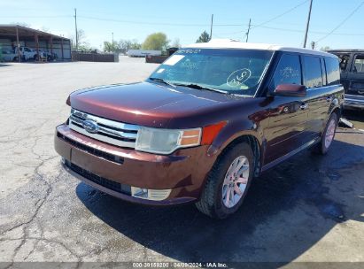 2009 FORD FLEX SEL Burgundy  Gasoline 2FMDK52C79BA18616 photo #3