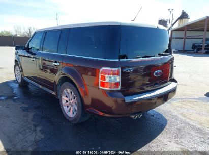 2009 FORD FLEX SEL Burgundy  Gasoline 2FMDK52C79BA18616 photo #4