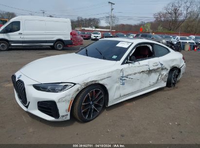 2021 BMW M440I XDRIVE White  Gasoline WBA13AR08MCG30664 photo #3