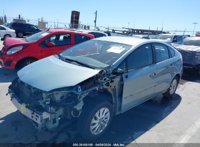 2012 TOYOTA PRIUS PLUG-IN Teal  Hybrid JTDKN3DP9C3024481 photo #3