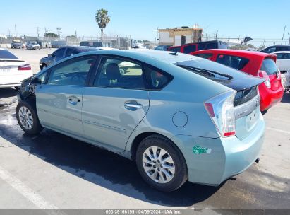 2012 TOYOTA PRIUS PLUG-IN Teal  Hybrid JTDKN3DP9C3024481 photo #4