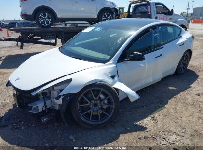 2023 TESLA MODEL 3 REAR-WHEEL DRIVE White  Electric 5YJ3E1EA7PF438239 photo #3