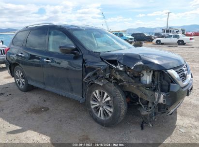 2019 NISSAN PATHFINDER SV Black  Gasoline 5N1DR2MM6KC576544 photo #1