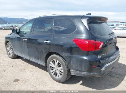 2019 NISSAN PATHFINDER SV Black  Gasoline 5N1DR2MM6KC576544 photo #4