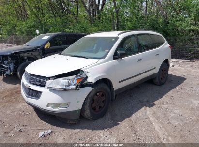 2012 CHEVROLET TRAVERSE LS White  Gasoline 1GNKRFED3CJ239660 photo #3