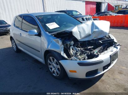 2009 VOLKSWAGEN RABBIT S Silver  Gasoline WVWAB71K19W035275 photo #1