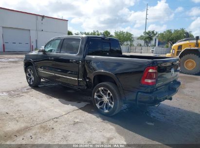 2023 RAM 1500 LIMITED  4X4 5'7 BOX Black  Gasoline 1C6SRFHT8PN540104 photo #4