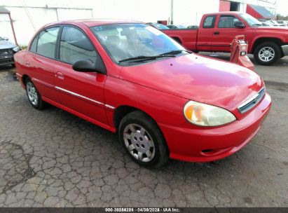 2002 KIA RIO BASE (A4)/BASE (M5) Red  Gasoline KNADC123X26158994 photo #1