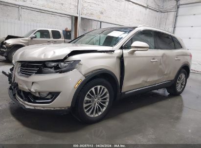 2017 LINCOLN MKX SELECT Gold  Gasoline 2LMPJ8KP8HBL35375 photo #3