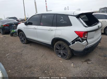 2021 HONDA PASSPORT AWD EX-L White  Gasoline 5FNYF8H57MB038297 photo #4