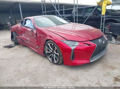 2020 LEXUS LC 500 Burgundy  Gasoline JTHBP5AY3LA007561 photo #1