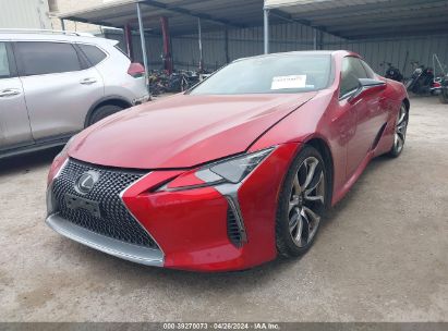 2020 LEXUS LC 500 Burgundy  Gasoline JTHBP5AY3LA007561 photo #3