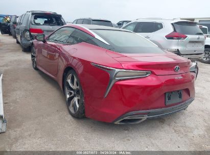 2020 LEXUS LC 500 Burgundy  Gasoline JTHBP5AY3LA007561 photo #4