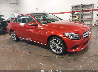 2020 MERCEDES-BENZ C 300 4MATIC Red  Gasoline W1KWF8EB4LR598214 photo #1