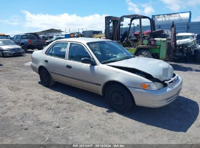 2000 TOYOTA COROLLA CE Silver  Gasoline 1NXBR12EXYZ325008 photo #1