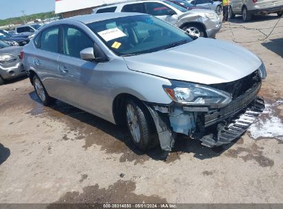 2019 NISSAN SENTRA SV Silver  Gasoline 3N1AB7AP8KY421057 photo #1