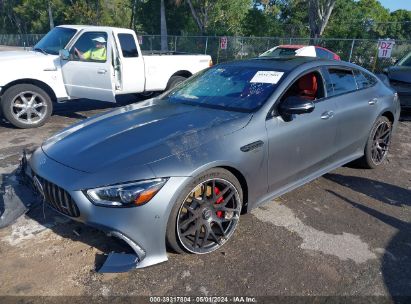 2022 MERCEDES-BENZ AMG GT 53 4-DOOR COUPE Gray  Gasoline W1K7X6BB6NA051151 photo #3