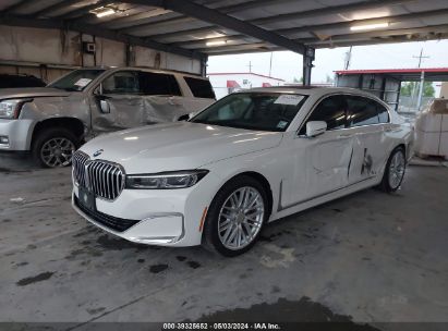 2020 BMW 740I XDRIVE White  Gasoline WBA7T4C07LGG62727 photo #3