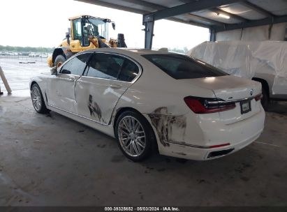 2020 BMW 740I XDRIVE White  Gasoline WBA7T4C07LGG62727 photo #4