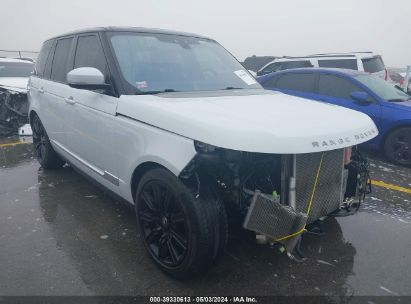 2017 LAND ROVER RANGE ROVER 3.0L V6 SUPERCHARGED HSE White  Gasoline SALGS2FV5HA326429 photo #1