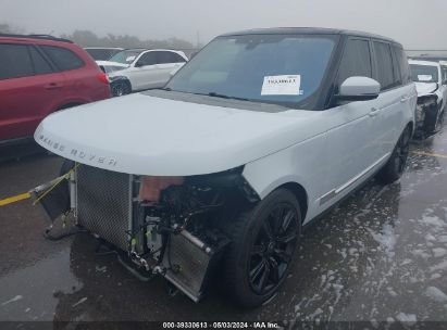 2017 LAND ROVER RANGE ROVER 3.0L V6 SUPERCHARGED HSE White  Gasoline SALGS2FV5HA326429 photo #3