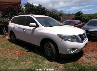 2014 NISSAN PATHFINDER S White  Gasoline 5N1AR2MN0EC698431 photo #1