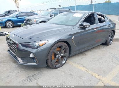 2020 GENESIS G70 2.0T RWD Gray  Gasoline KMTG44LA9LU055933 photo #3