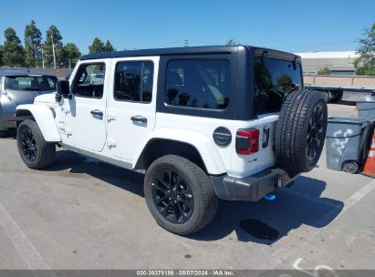 2023 JEEP WRANGLER 4XE SAHARA 4X4 White  Hybrid 1C4JJXP6XPW696152 photo #4