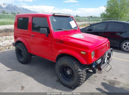 1986 SUZUKI SAMURAI Red  Gasoline JS4JC51V2G4106209 photo #1